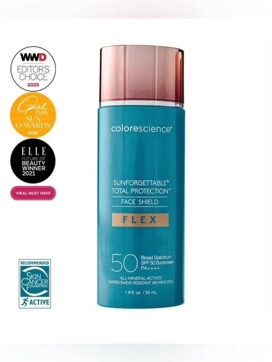 New Colorscience Sunforgettable Total Protection Face Shield Flex SPF 50 - Tan - Picture 3 of 6